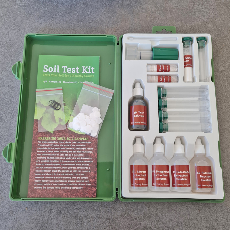 Garden Tutor Kit de bandelettes de test pH du sol (plage 3,5–9) 100 tests :  : Terrasse et Jardin