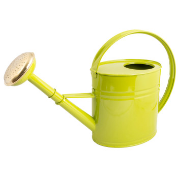 Arrosoir 4 L en acier galvanisé avec pomme (vert olive)