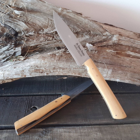 Couteau de jardin - manche Ebène blanc du Laos