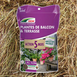 Engrais organique Plantes de balcon et terrasse