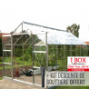 Serre de jardin en verre trempé LAURUS 11,30 m²