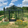 Serre de jardin en verre trempé LUXIA 14,10 m² - Coloris RAL au choix