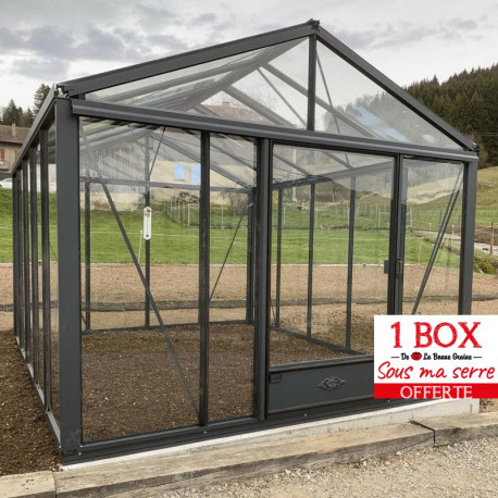 Serre de jardin SUPRA 3,15 m - Aluminium laqué