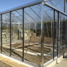 Serre de jardin SUPRA 3,80 m - Aluminium naturel