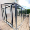 Serre adossée Lams LUXIA 18,50 m² - Coloris RAL au choix
